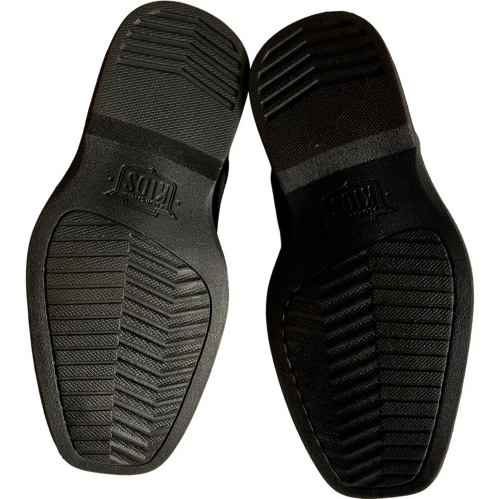 NIB Florsheim Reveal Bit Jr Black Leather Loafers Boys Toddler Size 11